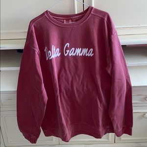 Delta Gamma comfort colors size Large, crewneck